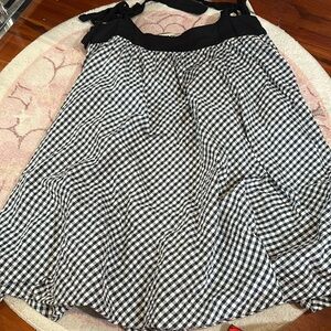 Diab’less black and white dress